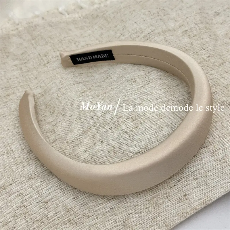 Women's Retro Sponge Headband Wide Bristle 2024