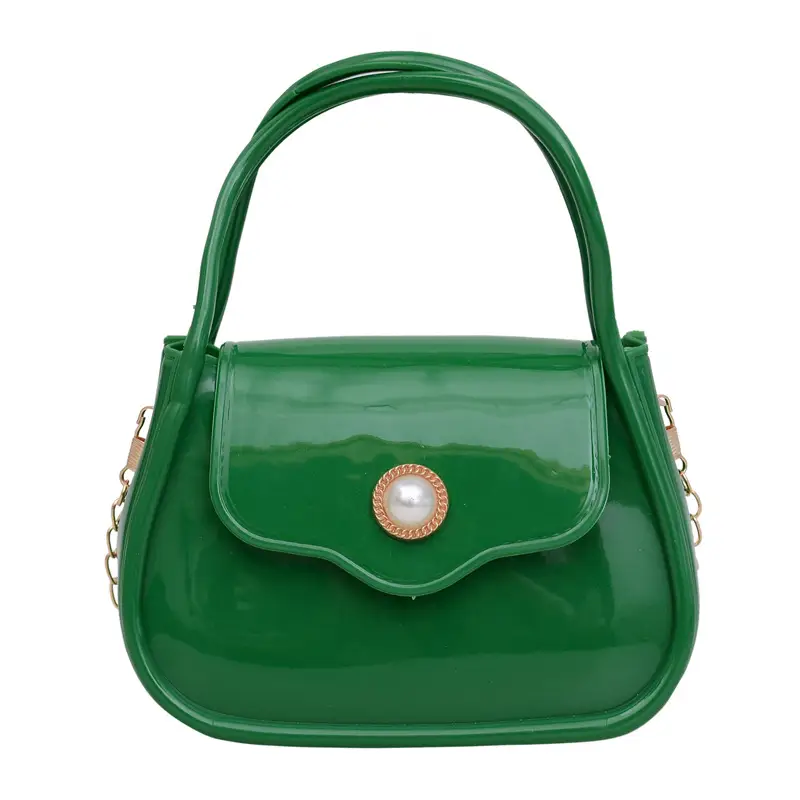 Pink Jelly Chain Shoulder Bag for Girls - Image 14