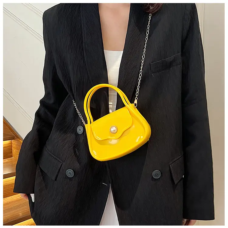 Pink Jelly Chain Shoulder Bag for Girls — feature 10