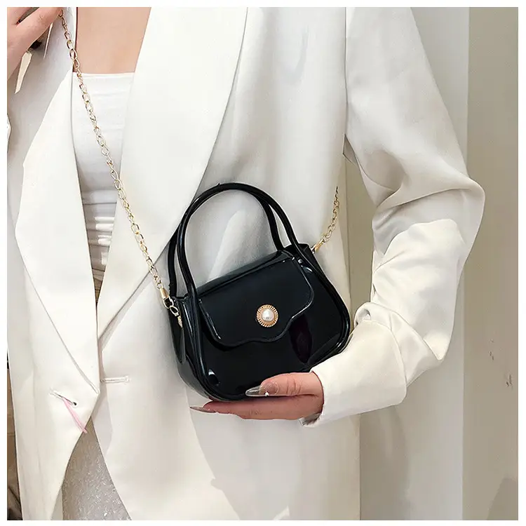 Pink Jelly Chain Shoulder Bag for Girls — feature 14