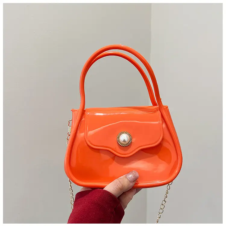 Pink Jelly Chain Shoulder Bag for Girls — feature 16