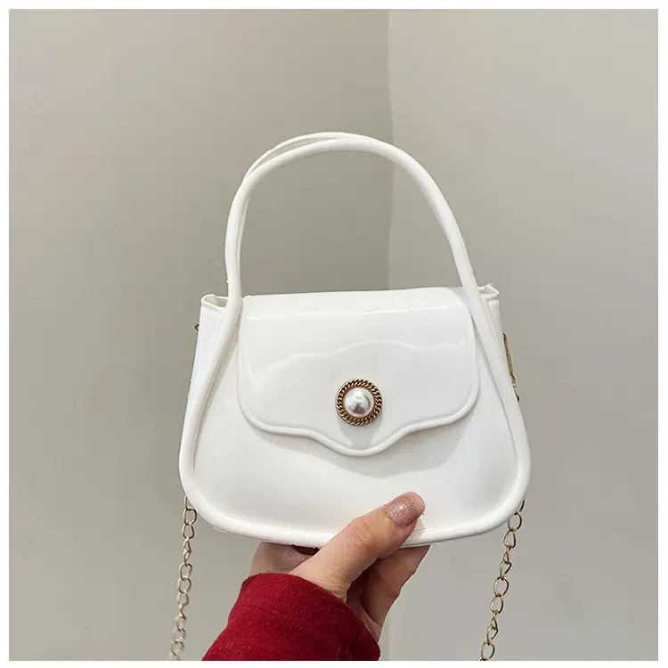Pink Jelly Chain Shoulder Bag for Girls — feature 19