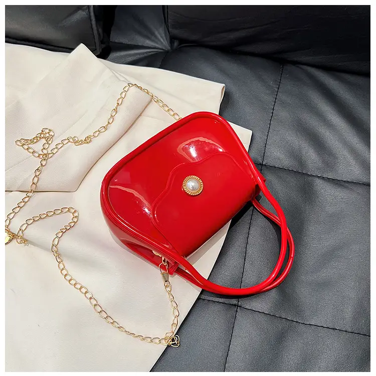 Pink Jelly Chain Shoulder Bag for Girls — feature 28