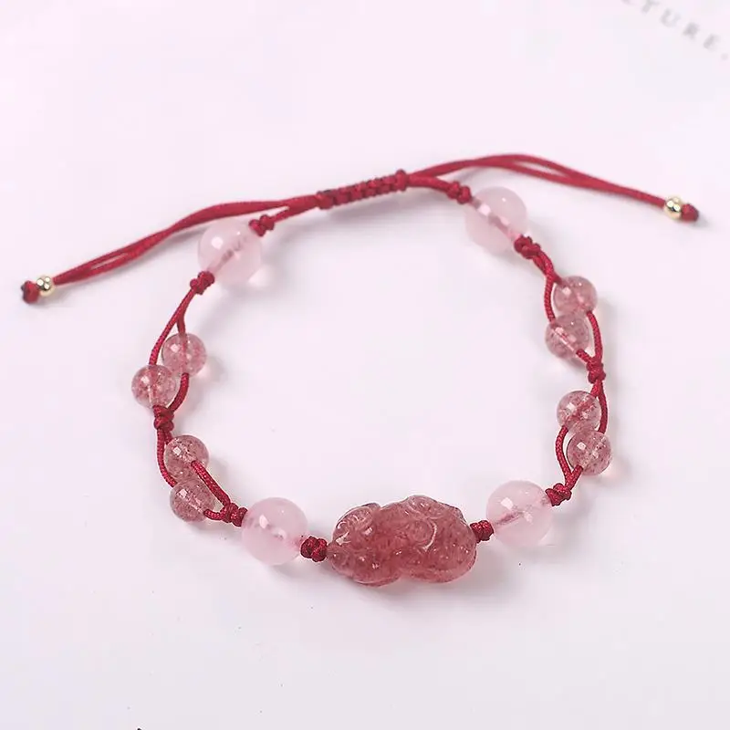 Peach Blossom Crystal Bracelet for Women — feature 1