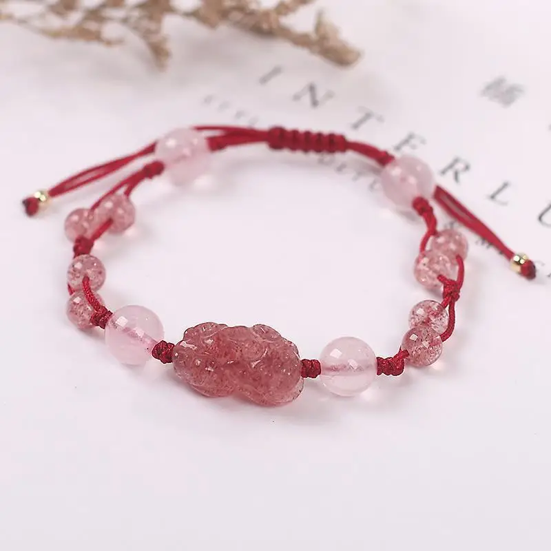 Peach Blossom Crystal Bracelet for Women — feature 5