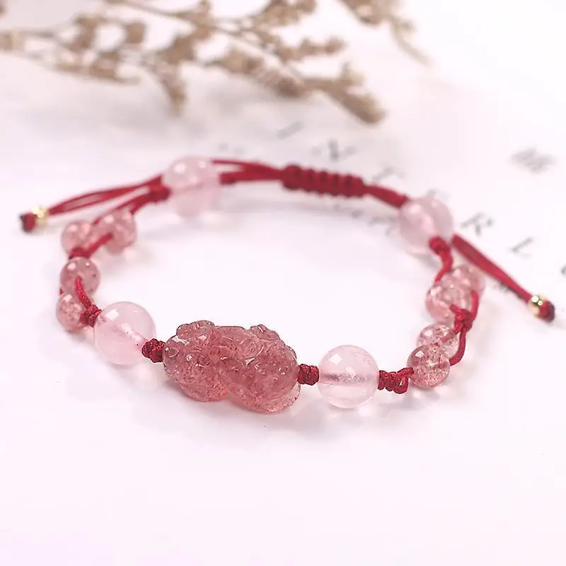 Peach Blossom Crystal Bracelet for Women — feature 7