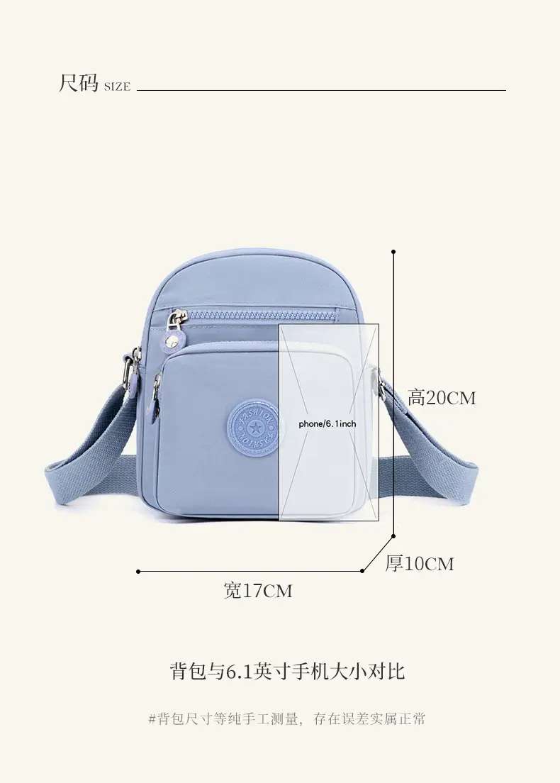 Small Korean Style Crossbody Bag for Women Macaron Color — feature 9
