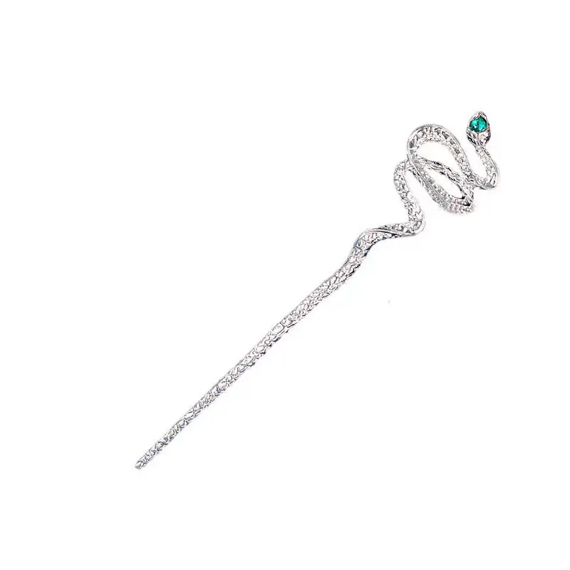 Spirit Snake Hairpin with Diamond Engraving - Image 6