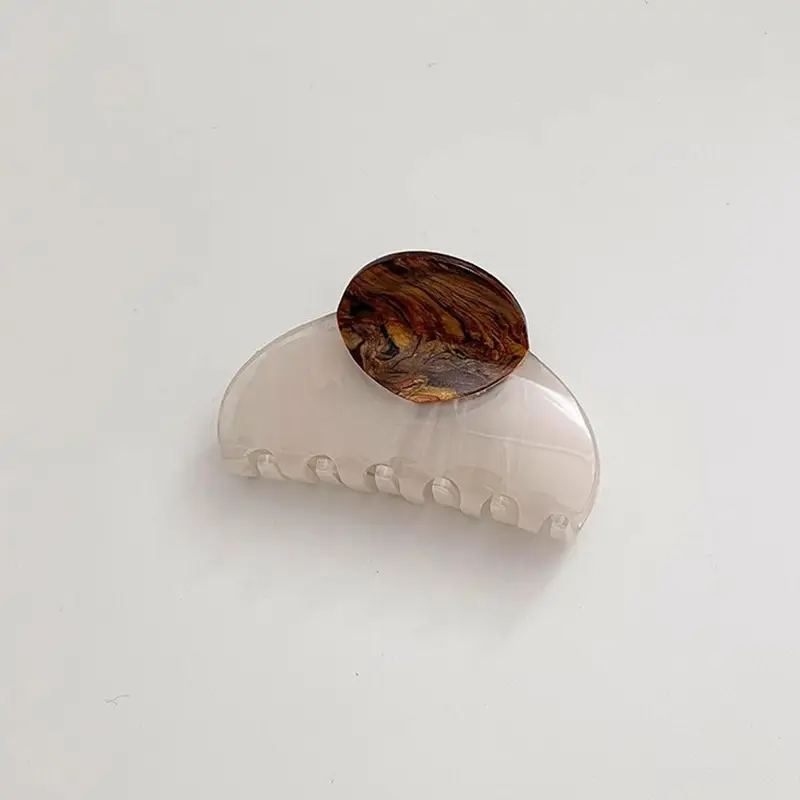 Marble Texture Hair Clips for Short Hair