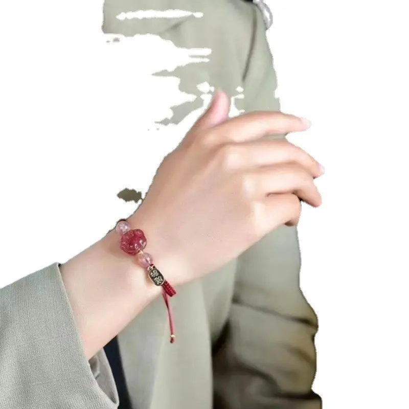 Red Crystal Cat Claw Bracelet for Women - Image 7
