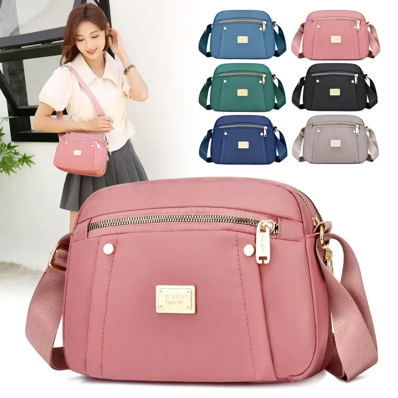 New Niche Design Fashion Nylon Canvas Shoulder Bag - Image 7