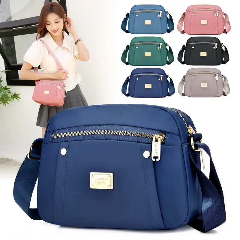 New Niche Design Fashion Nylon Canvas Shoulder Bag - Image 8