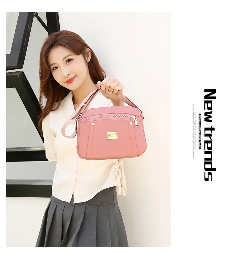 New Niche Design Fashion Nylon Canvas Shoulder Bag — feature 12