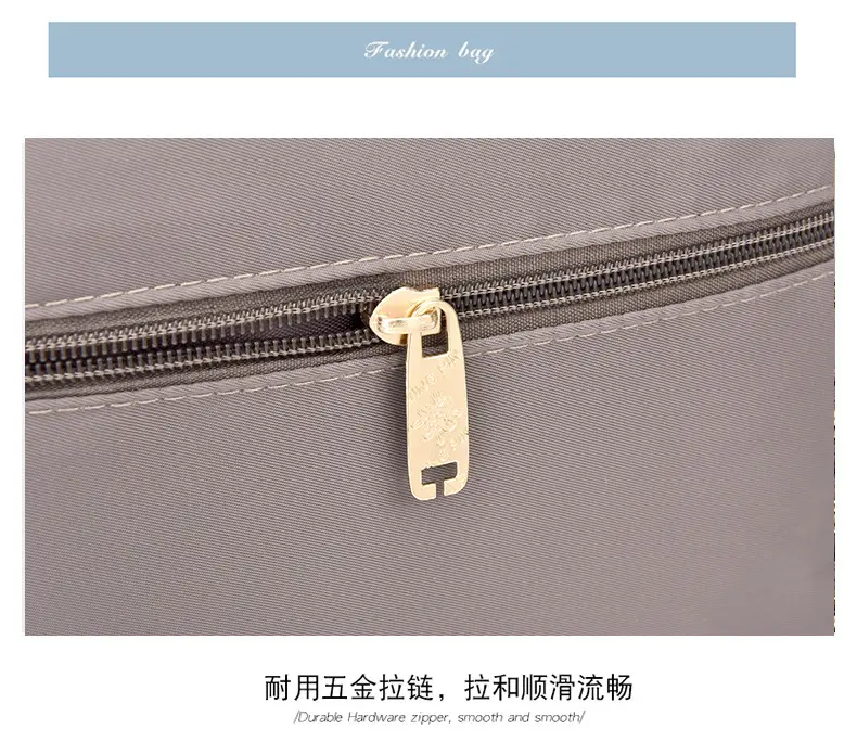 New Niche Design Fashion Nylon Canvas Shoulder Bag — feature 32