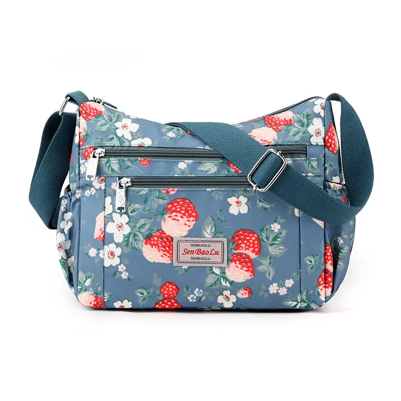 Women Printed Butterfly Shoulder Bag Large Capacity