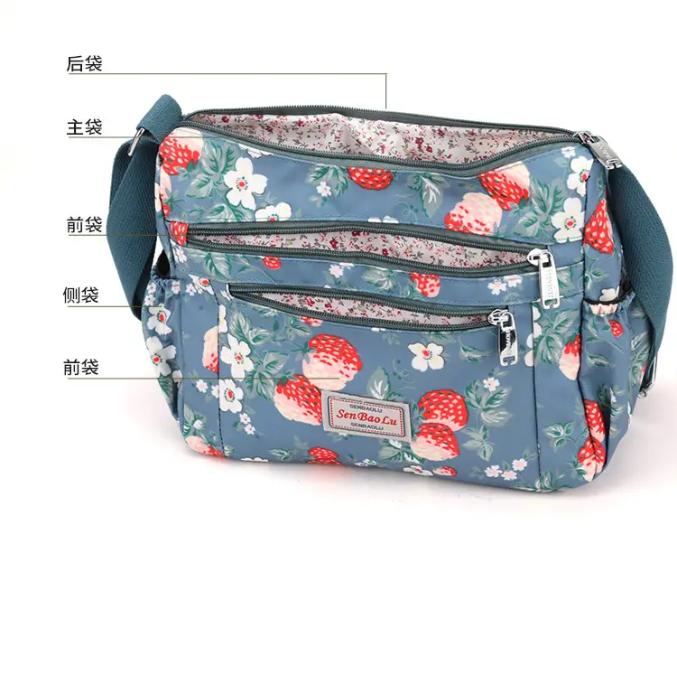 Women Printed Butterfly Shoulder Bag Large Capacity — feature 11
