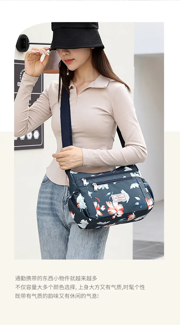 Women Printed Butterfly Shoulder Bag Large Capacity — feature 3
