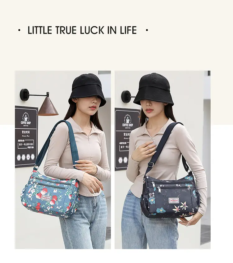 Women Printed Butterfly Shoulder Bag Large Capacity — feature 4