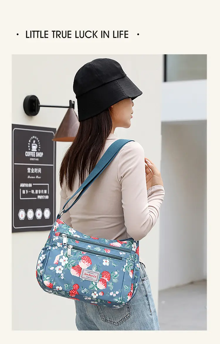 Women Printed Butterfly Shoulder Bag Large Capacity — feature 6