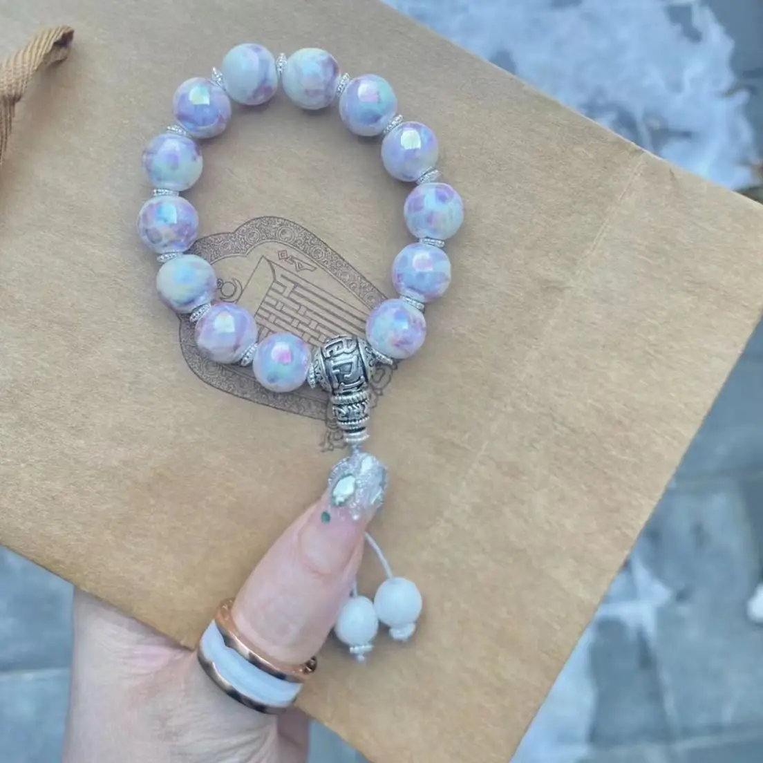 New Year's Pearl Bead Bracelet for Women — feature 4