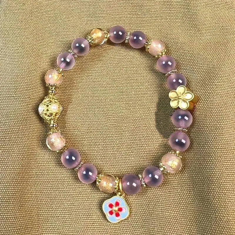 Pink Sugar Heart Good Things Peanut Dopamine Bracelet