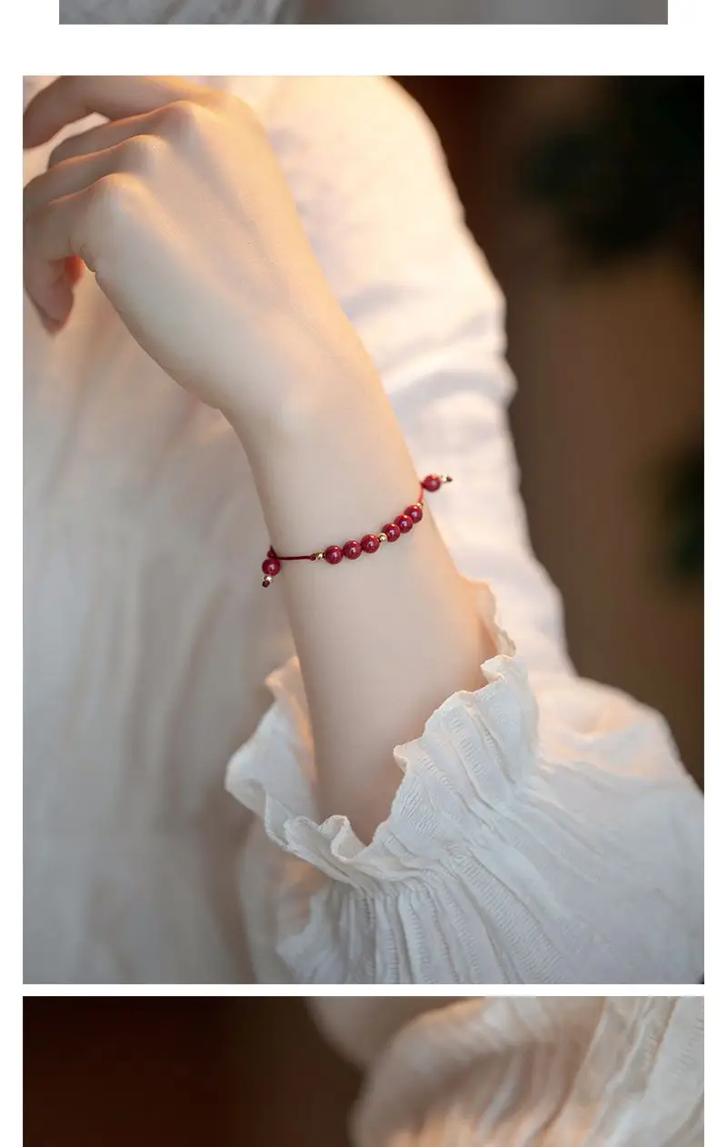 Cinnabar Bracelet Red Rope Ancient Chinese Style — feature 8