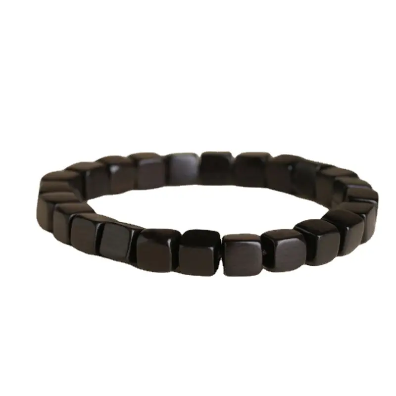 Natural Black Sandalwood Buddha Bead Bracelet 7mm - Image 6