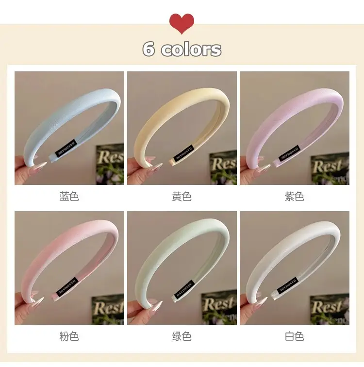 Sweet Cream Hair Band for Women's Hairpin Press — feature 1