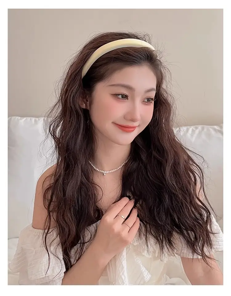 Sweet Cream Hair Band for Women's Hairpin Press — feature 5