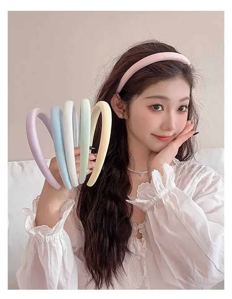 Sweet Cream Hair Band for Women's Hairpin Press — feature 7