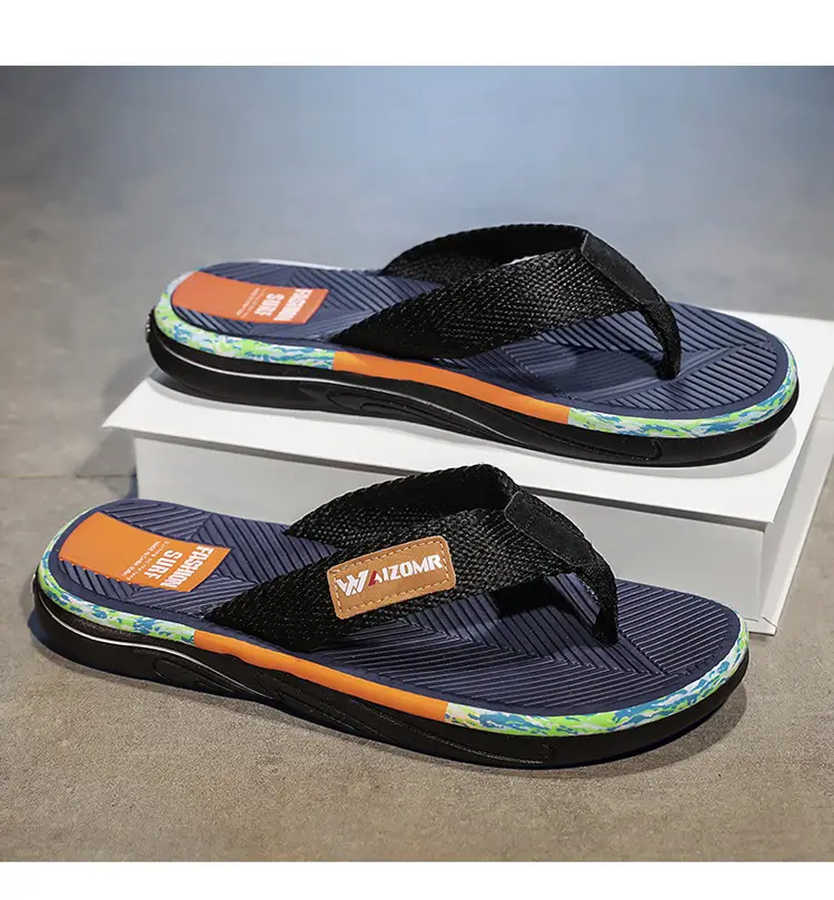 Flip-Flops for Men's Summer Outer Wear 2023 New Wear-Resistant Sandals for the Beach, Internet Celebrity Versatile Flip-Flops — feature 16