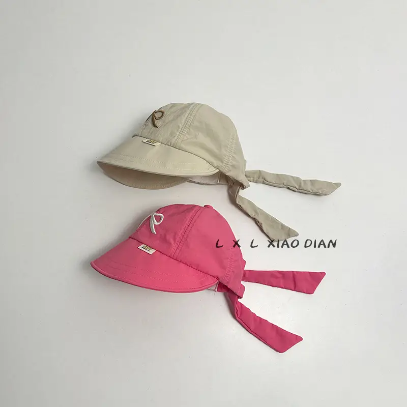 Girls Sunhat with Beanie Ear Tips Beige - Image 8
