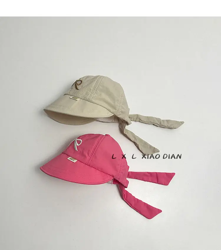 Girls Sunhat with Beanie Ear Tips Beige — feature 11