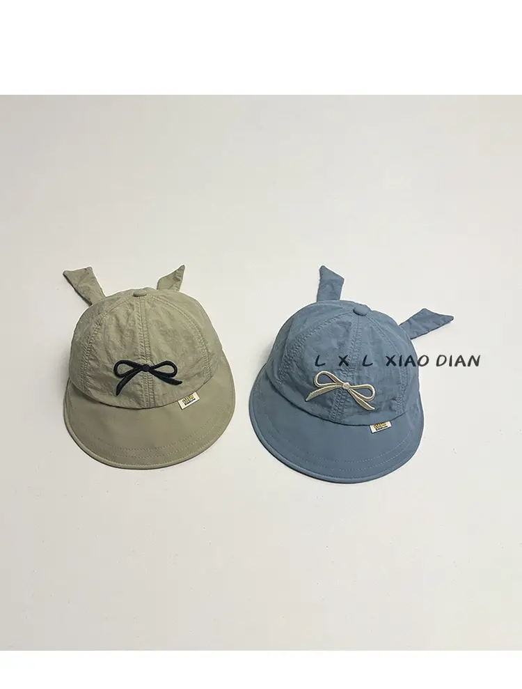 Girls Sunhat with Beanie Ear Tips Beige — feature 9