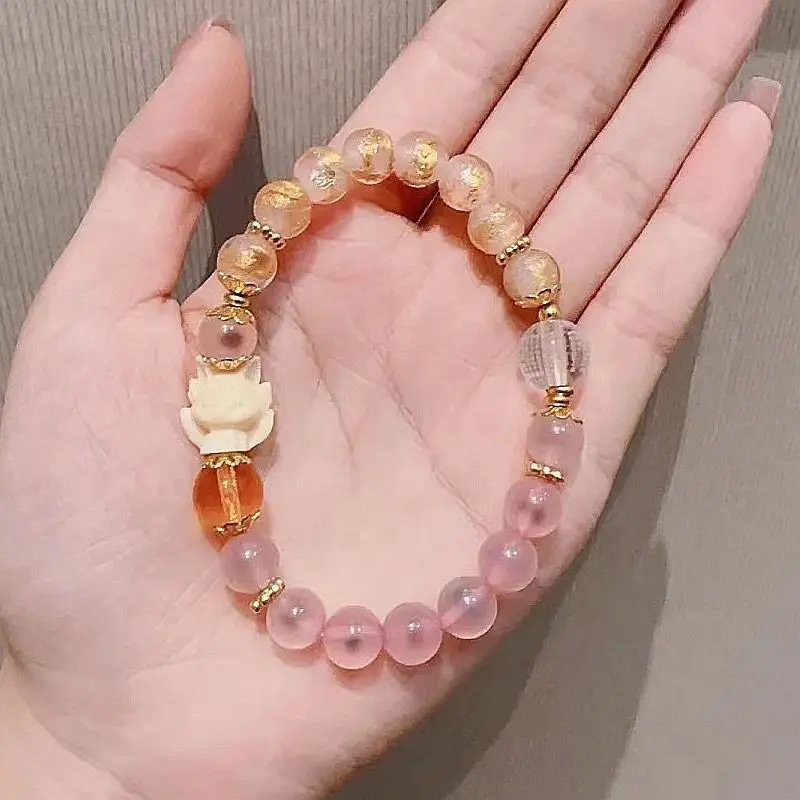 Pink Gold Crystal Bracelet for Women — feature 1