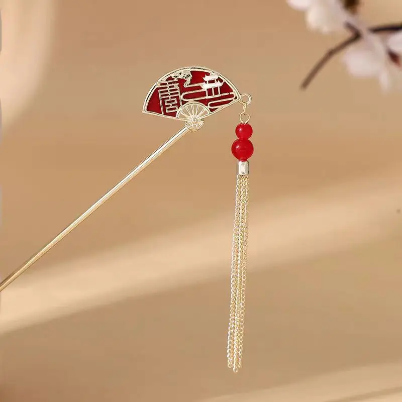 Antique Walking Tassel Hairpin for Women - Image 19