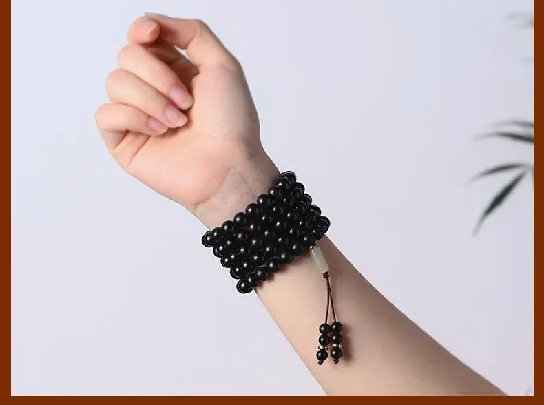 Multi-Circle Sandalwood Bracelet for Men Women — feature 9