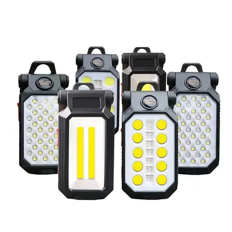 Multi-function COB Work Lamp USB Charging Emergency Warning Flashlight - Image 11
