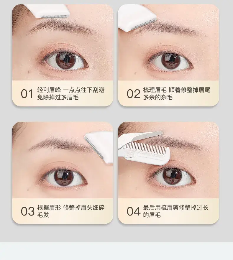Pink Crescent Eyebrow Scissors for Beginners — feature 12
