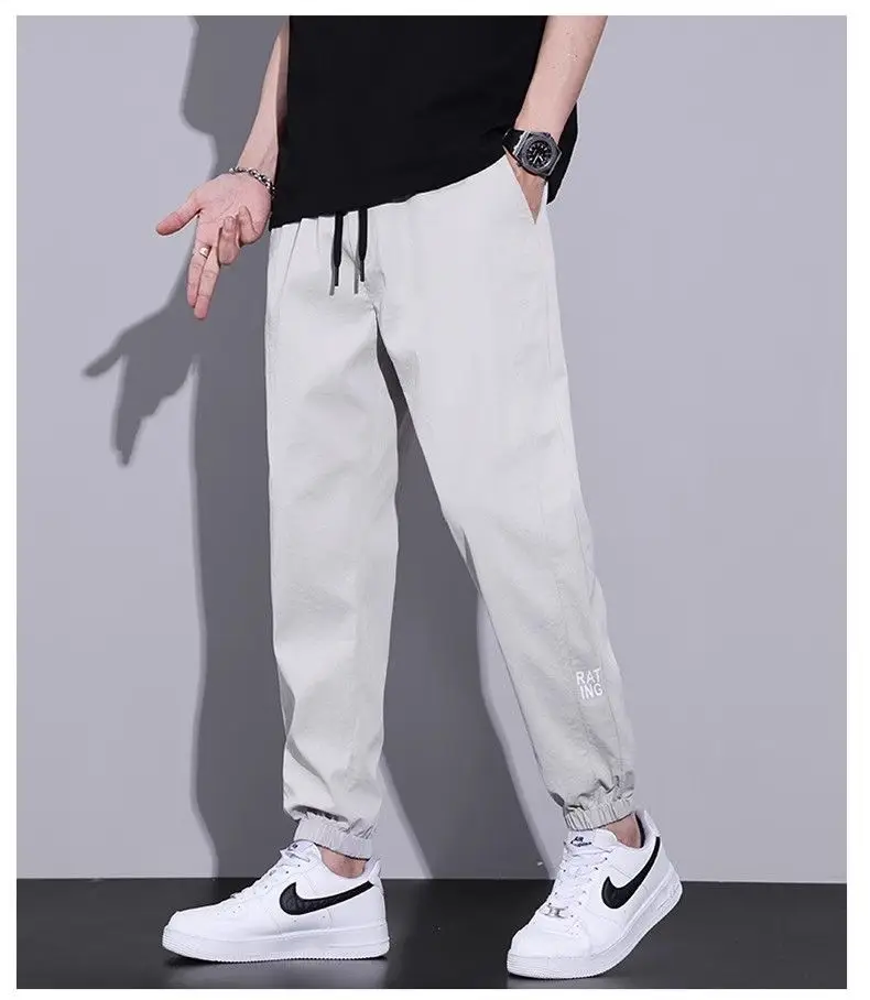 Men Ray-Faking Black Pants 2-Piece Casual Wear — feature 13