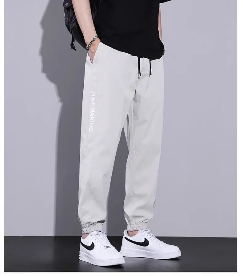 Men Ray-Faking Black Pants 2-Piece Casual Wear — feature 15