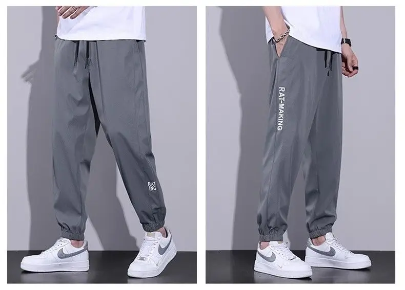 Men Ray-Faking Black Pants 2-Piece Casual Wear — feature 16