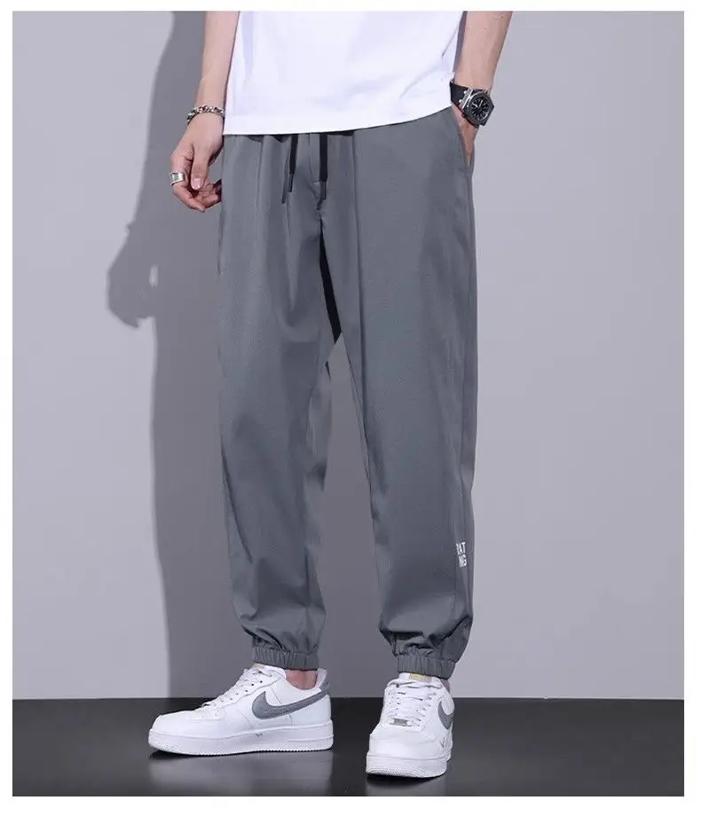 Men Ray-Faking Black Pants 2-Piece Casual Wear — feature 7