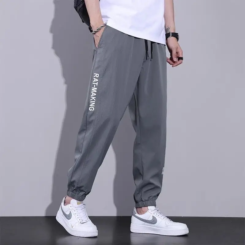 Men Ray-Faking Black Pants 2-Piece Casual Wear - Image 2