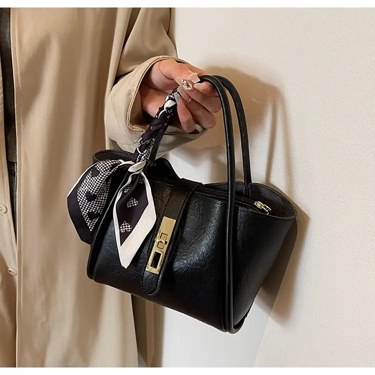 Women's Bucket Bag Brown Leather Shoulder Messenger — feature 9