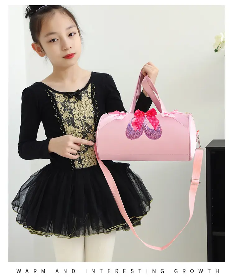 Pink Heartbeat Dance Bag for Girls — feature 14