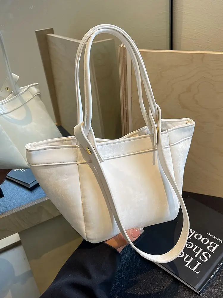 Women's White Clear PVC Shoulder Bag 2024 New Arrival