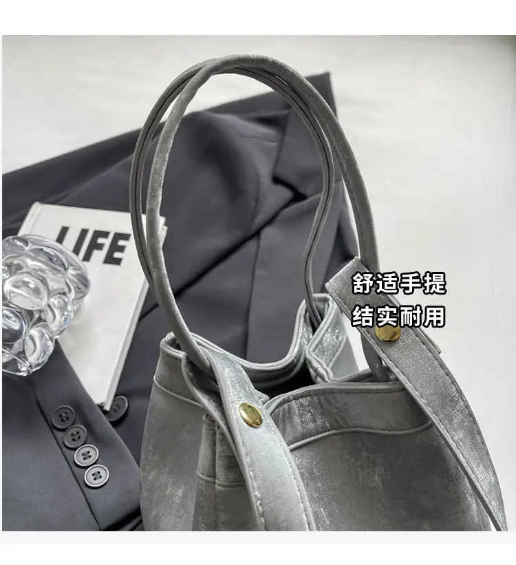Women's White Clear PVC Shoulder Bag 2024 New Arrival — feature 14