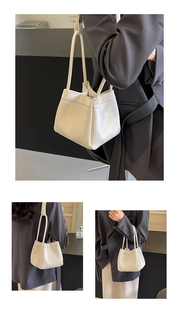 Women's White Clear PVC Shoulder Bag 2024 New Arrival — feature 19