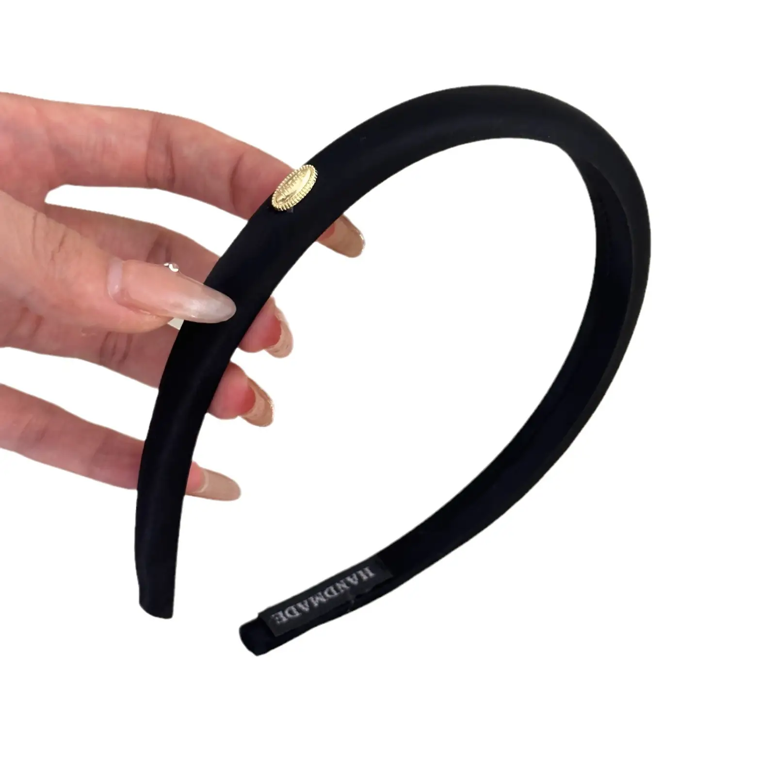 French Retro Gold Hair Band for Women 2024